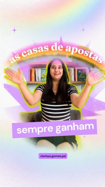 A casa sempre ganha. E isso não é uma opinião: é parte do modelo de negócio.
Durante a Copa do Mundo, as apostas esportivas ficam ainda mais presentes no nosso dia a dia. Mas, por trás das propagandas, dos influenciadores e das promessas de lucro fácil, existem mecanismos psicológicos cuidadosamente explorados para manter as pessoas apostando.
#psicologia #futebol #copa #bets