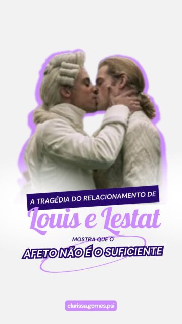 Entrevista Com O Vampiro mostra que só afeto e paixão não são o suficiente.
#psicologia #EntrevistaComOVampiro #InterviewWithTheVampire #relacionamentos